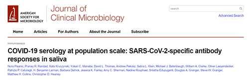 唾液检测新冠抗体新方法来了，获取结果仅需几小时！