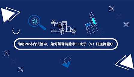 动物PK体内试验中，如何解释清除率CL大于肝血流量Qh