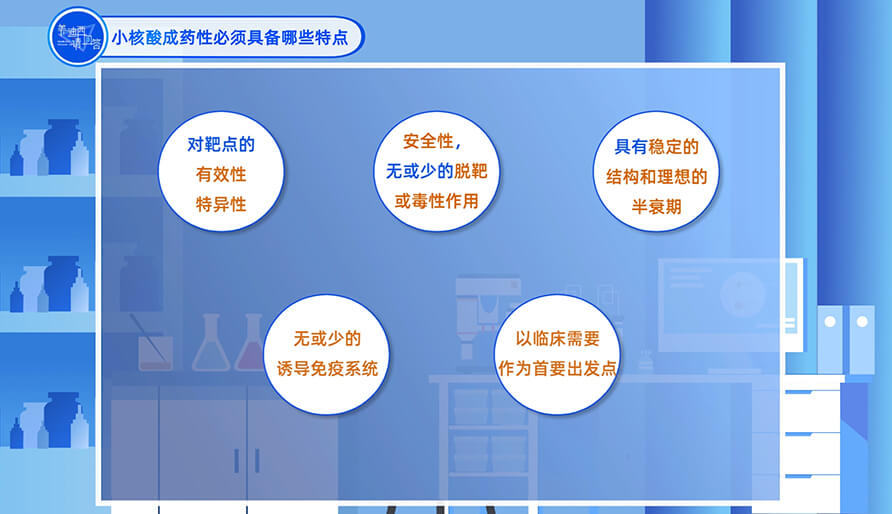 小核酸成药性必须具备哪些特点？